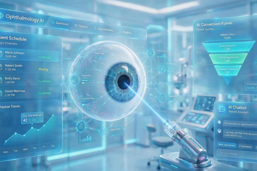 Sistema de inteligencia artificial y automatización de funnels para captación de pacientes de cirugía refractiva